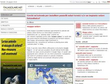 Tablet Screenshot of italiasolare.net